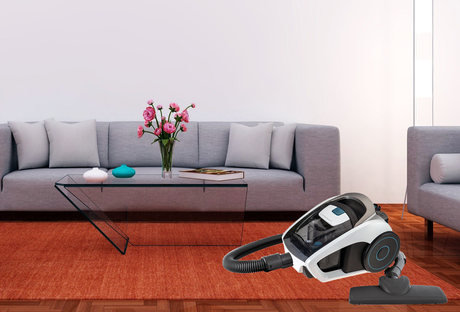 EOL - PLATINET Ciklonski sesalnik PVCC700W2, brez vrečke + HEPA filter 700W, 1.5 L posoda za prah, črno/bel