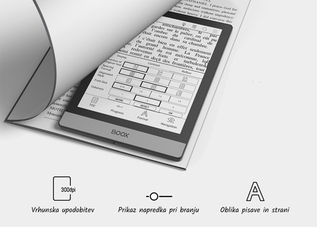 EOL - E-bralnik 6'' BOOX Poke 2, Android 9.0, OctaCore, 2GB+32GB, Wi-Fi 2.4G/5Ghz, Bluetooth