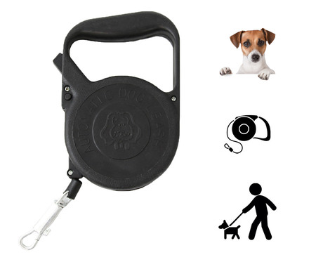 EOL - Pasji povodec, 3m, do 9kg, črn