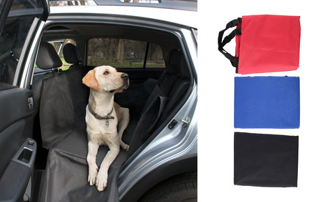 EOL - Pet Transport prevleka za zadnje sedeže pri prevozu živali, 125x43x38cm, črna