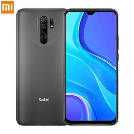 EOL - Pametni telefon Xiaomi Redmi 9, 6.53'', 5020mAh, 4GB+64GB, 4G-LTE, siv (Carbon Grey)