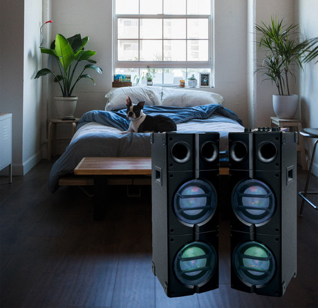 EOL - MANTA SPK5015 PRO Bluetooth karaoke zvočni sistem, 4.000W P.M.P.O., 2x zvočnik