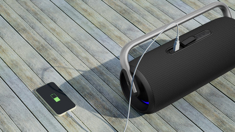 MANTA SPK530 ATLAS Boombox zvočnik, črn (Phantom Black)