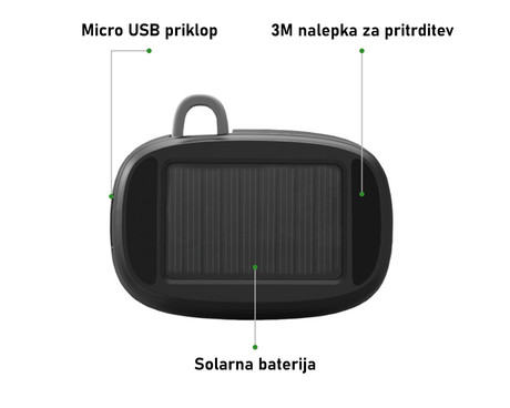 NAVITEL SOLAR BT, multifunkcijske BT slušalke, solarno ali USB napajanje, magnetno stojalo,