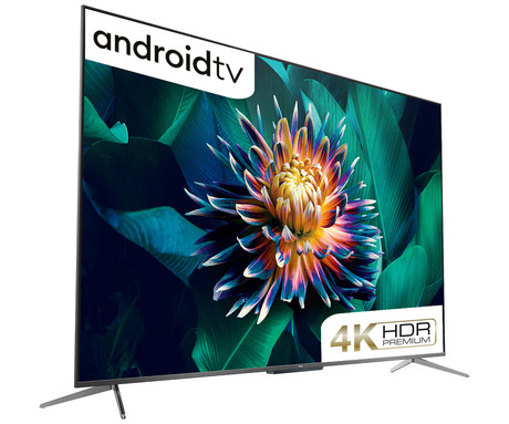 EOL - QLED TV TCL 50C715, 50" (diagonala 127cm) 4K-UHD, Android TV, Quantum Dot, Dolby Atmos, WiFi, HDR Premium, Bluetooth, Voice Search