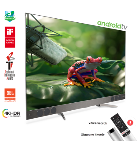 EOL - QLED TV TCL Xess X2 55" (diagonala 140cm) U55X9006 4K Quantum Dot, Android, Smart WiFi, HDR PRO, Ultra Micro Dimming, 10bit, JBL/Harman, Voice search
