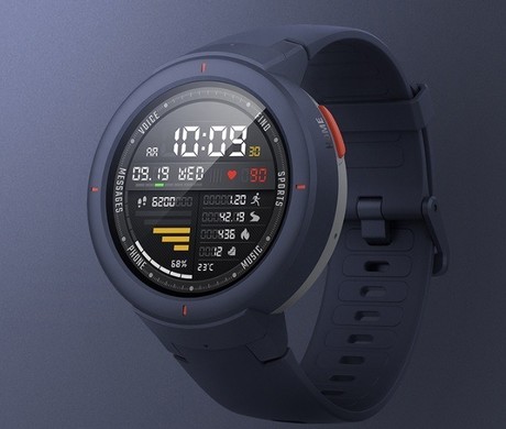 EOL - Športna pametna ura XIAOMI HUAMI AMAZFIT VERGE, Bluetooth, modra