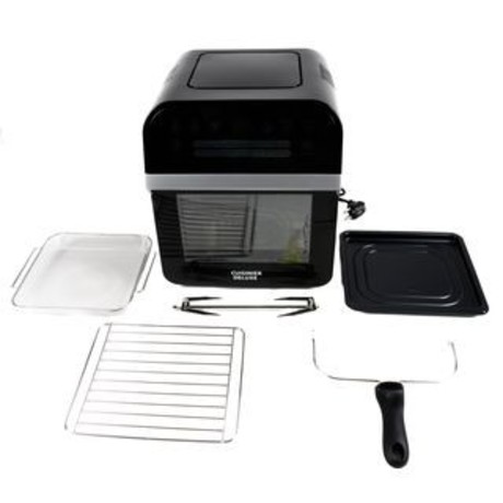 CUISINIER DELUXE CB, Cvrtnik/Friteza - cvrtje in pečenje brez olja, 80% manj maščob, 12L, moč 1600W