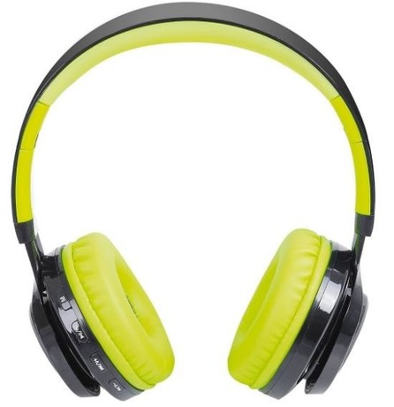 EOL - TREVI Brezžične BLUETOOTH slušalke DJ 1300 BTR + mikrofon, MicroSD, Radio FM, AUX-in, zelene