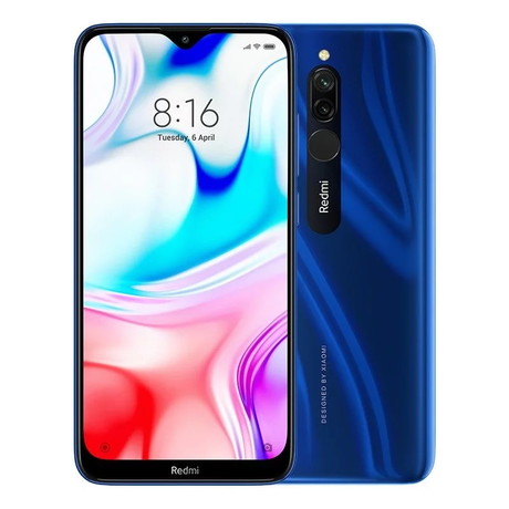 EOL - Pametni telefon Xiaomi Redmi 8, 6.22'', 5000mAh, 4GB+64GB, 4G-LTE, moder (Sapphire Blue)