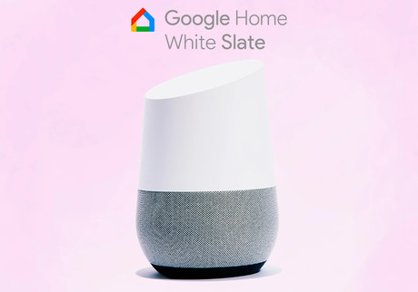 EOL - Google Home White Slate zvočnik, Bluetooth, Google Assistant, glasovni pomočnik, glasovno upravljanje, WiFi, bel
