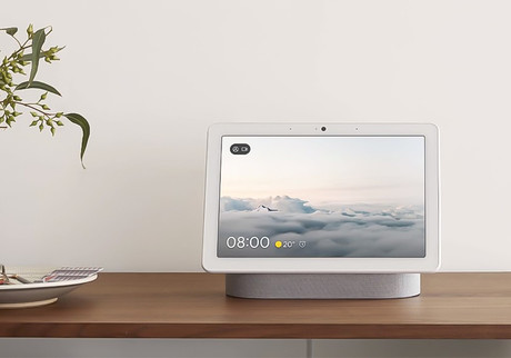 Google Nest Hub Max pametni zaslon / zvočnik, 10" zaslon, WiFi, Bluetooth 5.0, Google Assistant + Home, glasovni pomočnik, glasovno upravljanje, mikrofoni, siv (Charcoal)