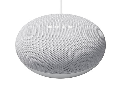 Google Nest Mini 2nd Gen pametni zvočnik, Bluetooth 5.0, WiFi, Google Assistant + Home, glasovni pomočnik, glasovno upravljanje, 3x mikrofon, bel (Chalk)