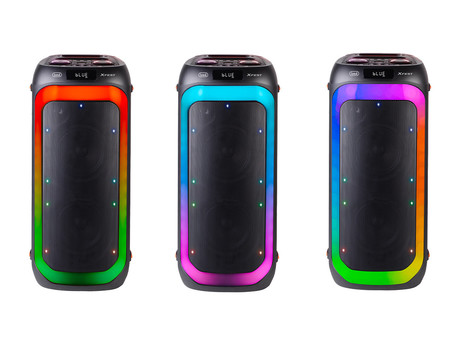EOL - TREVI XF 780 KB prenosni KARAOKE zvočnik, FM Radio, Bluetooth, 110W RMS, TWS, Equalizer, polnilna baterija, RGB LED osvetlitev, USB / microSD / AUX / MIC-in, črn