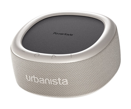 URBANISTA MALIBU prenosni SOLARNI zvočnik, solarno polnjenje, Bluetooth® 5.2, TWS / Stereo Link, polnilna baterija, brezplačna aplikacija, IP67 vodoodpornost, USB Type-C, siv (Desert Gray)