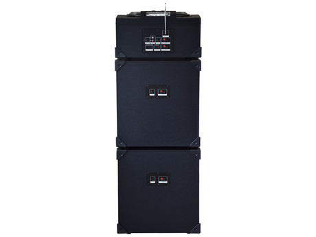 MANTA SPK5520 prenosni KARAOKE zvočnik, Bluetooth, 300W RMS, Equalizer, X-Bass, FM Radio, USB / microSD / MIC-in, črn