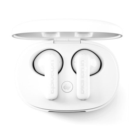 URBANISTA COPENHAGEN brezžične slušalke, Bluetooth® 5.2, TWS, do 32 ur predvajanja, upravljanje na dotik, IPX4 vodoodpornost, USB Type-C, bele (Pure White)