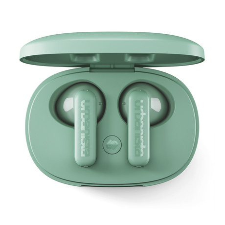 URBANISTA COPENHAGEN brezžične slušalke, Bluetooth® 5.2, TWS, do 32 ur predvajanja, upravljanje na dotik, IPX4 vodoodpornost, USB Type-C, zelene (Sage Green)