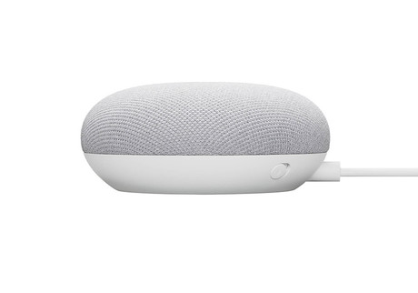 Google NEST MINI 2nd Gen pametni zvočnik, Bluetooth 5.0, WiFi, Google Assistant + Home, glasovni pomočnik, glasovno upravljanje, 3x mikrofon, bel (Chalk)