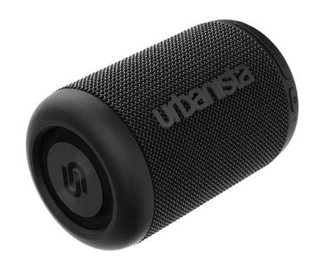 URBANISTA MEMPHIS prenosni zvočnik, 5W, Bluetooth® 5.2, TWS, do 12 ur predvajanja, upravljanje z gumbi, IPX5 vodoodpornost, USB Type-C, črn (Midnight Black)