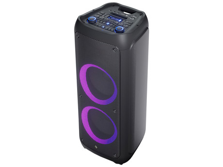 MANTA SPK5450 PHANTOM prenosni KARAOKE zvočnik, Bluetooth 5.0, 30.000W P.M.P.O., TWS, Equalizer, polnilna baterija, X-Bass, FM Radio, USB / microSD / AUX / MIC-in, črn