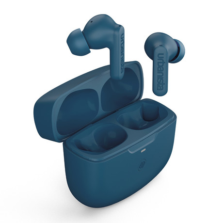 URBANISTA ATLANTA brezžične slušalke, Bluetooth® 5.2, TWS, ANC, do 34 ur predvajanja, upravljanje na dotik, IPX4 vodoodpornost, USB Type-C, modre (Steel Blue)