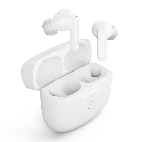 URBANISTA ATLANTA brezžične slušalke, Bluetooth® 5.2, TWS, ANC, do 34 ur predvajanja, upravljanje na dotik, IPX4 vodoodpornost, USB Type-C, bele (Pure White)