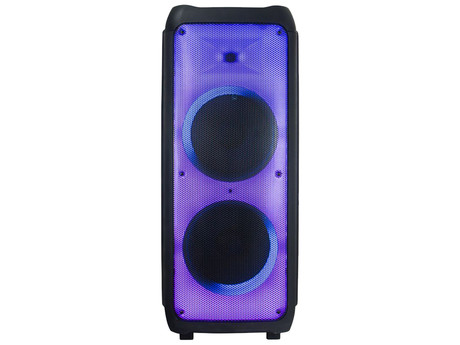 MANTA SPK1202B250 KRIOS prenosni KARAOKE zvočnik, Bluetooth, TWS, Equalizer, polnilna baterija, Super Bass, USB / microSD / AUX / MIC-in, + mikrofon, + daljinec, črn
