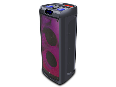 MANTA SPK5350 Flame, Karaoke, vgrajena baterija, Bluetoth / USB / MP3 / RADIO FM, Disco LED lučke, TWS, Super Bass, Power bank, 10.000W P.M.P.O