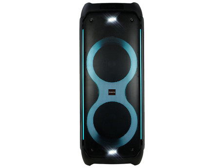 MANTA SPK1001B300 ATHOS prenosni KARAOKE zvočnik, Bluetooth 5.0, TWS, Equalizer, polnilna baterija, X-Bass, FM Radio, USB / microSD / AUX / MIC-in, črn