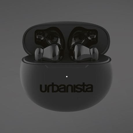 URBANISTA AUSTIN brezžične slušalke, Bluetooth® 5.3, TWS, do 20 ur predvajanja, upravljanje na dotik, IPX4 vodoodpornost, USB Type-C, črne (Midnight Black)