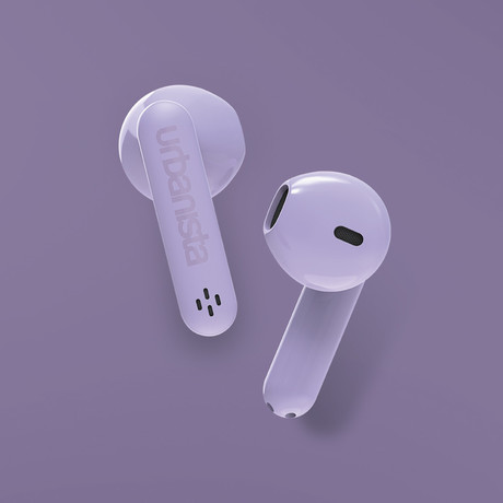 URBANISTA AUSTIN brezžične slušalke, Bluetooth® 5.3, TWS, do 20 ur predvajanja, upravljanje na dotik, IPX4 vodoodpornost, USB Type-C, vijolične (Lavender Purple)