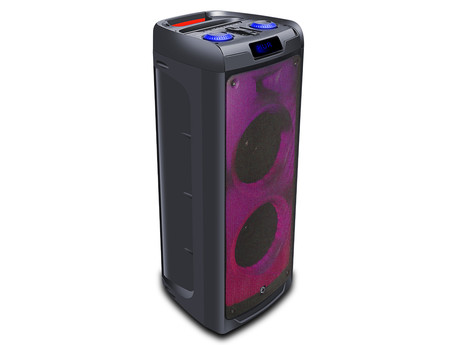 MANTA SPK5350 Flame, Karaoke, vgrajena baterija, Bluetoth / USB / MP3 / RADIO FM, Disco LED lučke, TWS, Super Bass, Power bank, 10.000W P.M.P.O