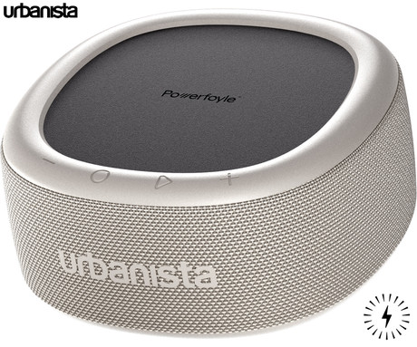 URBANISTA MALIBU prenosni SOLARNI zvočnik, solarno polnjenje, Bluetooth® 5.2, TWS / Stereo Link, polnilna baterija, brezplačna aplikacija, IP67 vodoodpornost, USB Type-C, siv (Desert Gray)