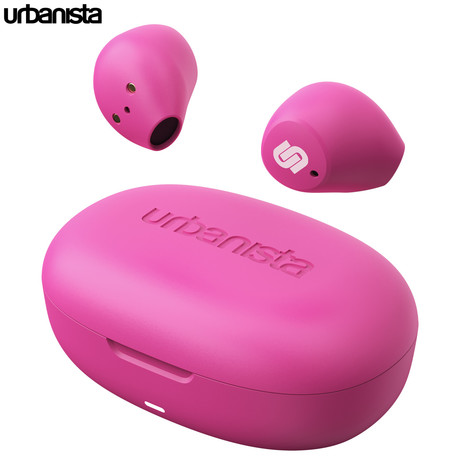 URBANISTA LISBON brezžične slušalke, Bluetooth 5.2, TWS, do 27 ur predvajanja, roza (Blush Pink)