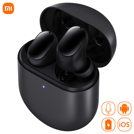 EOL - XIAOMI REDMI BUDS 3 PRO slušalke, Bluetooth 5.2, TWS, polnilna enota, hitro polnjenje, trojni mikrofoni, črne (Graphite Black)