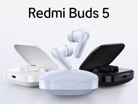 XIAOMI Redmi Buds 5 brezžične slušalke, Bluetooth 5.3, TWS, Active Noise Cancelling, polnilna enota, USB Type-C, do 40 ur, modre
