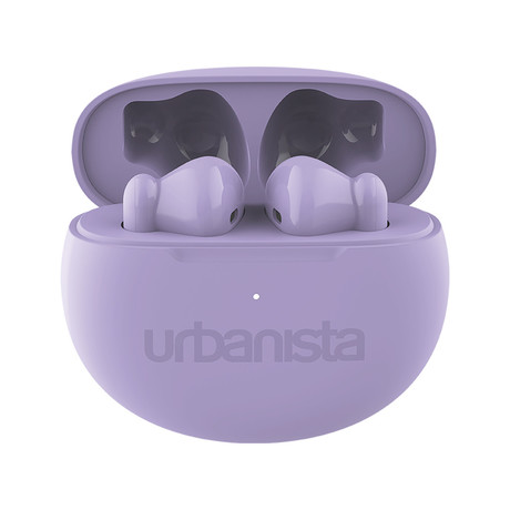 URBANISTA AUSTIN brezžične slušalke, Bluetooth® 5.3, TWS, do 20 ur predvajanja, upravljanje na dotik, IPX4 vodoodpornost, USB Type-C, vijolične (Lavender Purple)