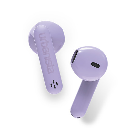 URBANISTA AUSTIN brezžične slušalke, Bluetooth® 5.3, TWS, do 20 ur predvajanja, upravljanje na dotik, IPX4 vodoodpornost, USB Type-C, vijolične (Lavender Purple)