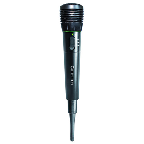 MANTA MIC002 ARETHA brezžični + žični mikrofon karaoke , 6.3mm, XLR konektor