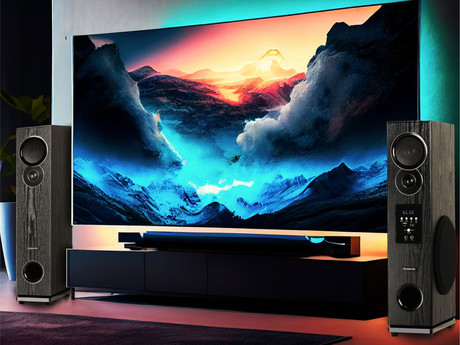 MANTA SPK0801X160D TALOS Hi-Fi zvočni sistem, KARAOKE, STEREO zvok, Bluetooth 5.0, HDMI ARC, FM Radio, USB / microSD / 2x MIC-in, + daljinski upravljalnik, lesen, črn
