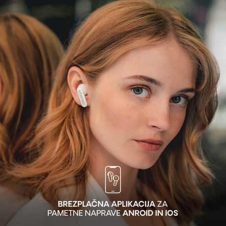 URBANISTA COPENHAGEN brezžične slušalke, Bluetooth® 5.2, TWS, do 32 ur predvajanja, upravljanje na dotik, IPX4 vodoodpornost, USB Type-C, bele (Pure White)