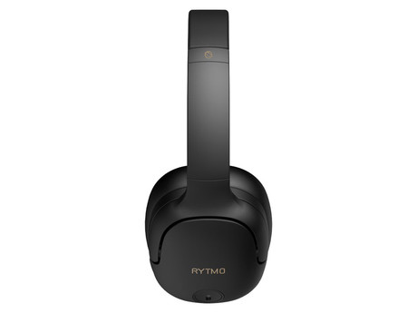 MANTA RYTMO ELEGANCE brezžične naglavne slušalke, Bluetooth 5.3, Hybrid ANC, polnilna baterija, do 50 ur, zložljive, 4x mikrofon, USB Type-C, AUX, +torbica, črne (Phantom Black)