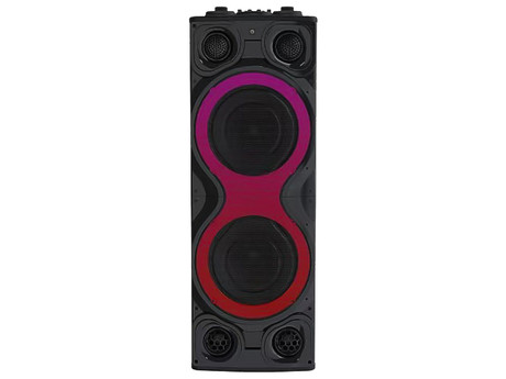MANTA SPK1204X800D MINOS PRO zvočni KARAOKE sistem, STEREO zvok, Bluetooth, Equalizer, X-Bass, RGB LED osvetlitev, USB / microSD / AUX / MIC-in, +mikrofon, +daljinec, črn
