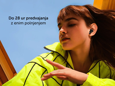 XIAOMI Redmi Buds 4 Active brezžične slušalke, Bluetooth 5.3, TWS, Noise Cancelling, nizka zakasnitev, polnilna enota, Type-C, do 28ur, črne