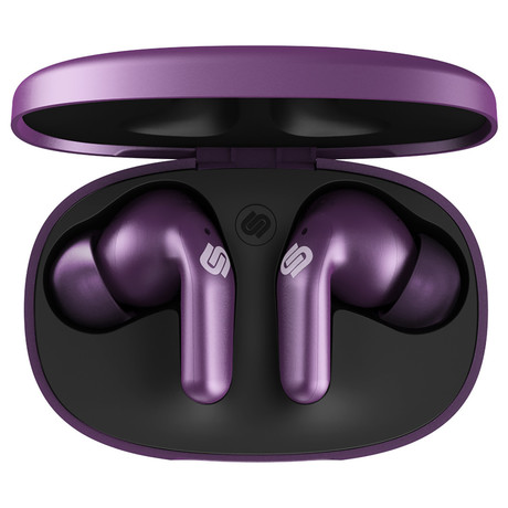 URBANISTA SEOUL brezžične slušalke, Bluetooth® 5.2, TWS, do 32 ur predvajanja, upravljanje na dotik, brezžično polnjenje, nizka zakasnitev, vijolične (Vivid Purple)