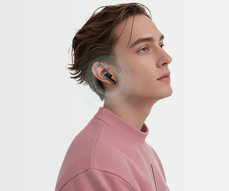 Blackview AIRBUDS 12 brezžične ušesne slušalke, Bluetooth 5.4, Advanced ANC & ENC, LED zaslon, klicanje, mikrofon, polnilna postaja, do 28 ur, IPX7 vodoopornost, USB Type-C, črne (Ink Black)