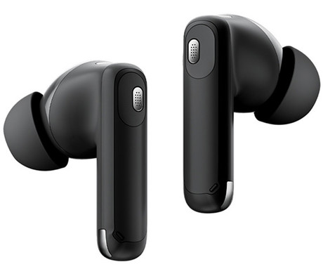 Blackview AIRBUDS 12 brezžične ušesne slušalke, Bluetooth 5.4, Advanced ANC & ENC, LED zaslon, klicanje, mikrofon, polnilna postaja, do 28 ur, IPX7 vodoopornost, USB Type-C, črne (Ink Black)