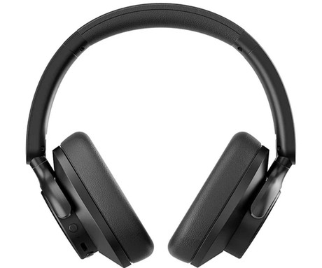 Blackview FITBUDS H1 brezžične naglavne slušalke, Bluetooth 5.4, 3D Stereo, Hybrid ANC & ENC, klicanje, mikrofon, polnilna baterija, do 65 ur, zložljive, USB Type-C, črne (Nimbus Black)
