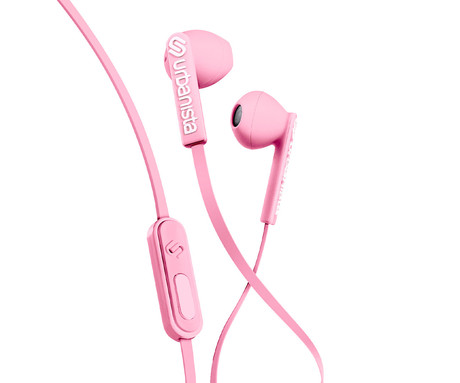 URBANISTA SAN FRANCISCO žične slušalke z mikrofonom, USB Type-C, hibridna ergonomska oblika, klicanje, Android / iOS / Windows, roza (Blossom Pink)